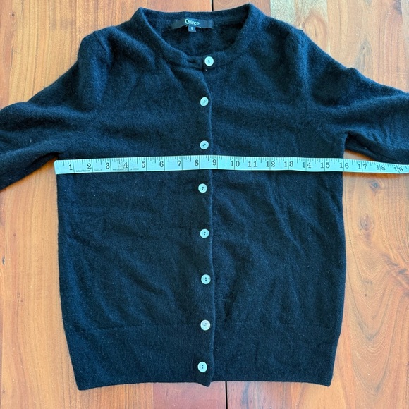 Quince Black Cashmere Women's Cardigan - Picture 6 of 9